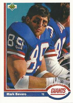 #286 Mark Bavaro - New York Giants - 1991 Upper Deck Football