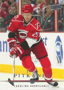 #286 Joni Pitkanen - Carolina Hurricanes - 2008-09 Upper Deck Hockey