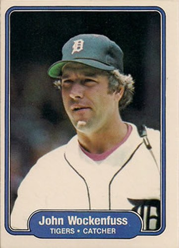 #286 John Wockenfuss - Detroit Tigers - 1982 Fleer Baseball