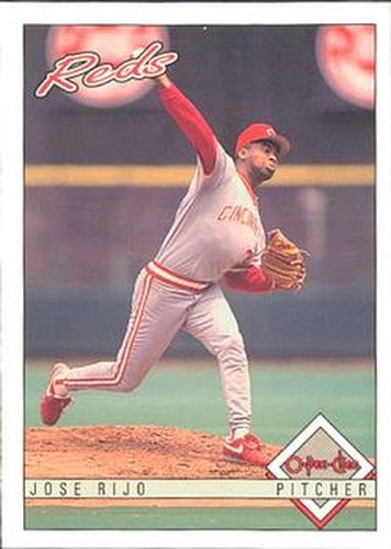#286 Jose Rijo - Cincinnati Reds - 1993 O-Pee-Chee Baseball