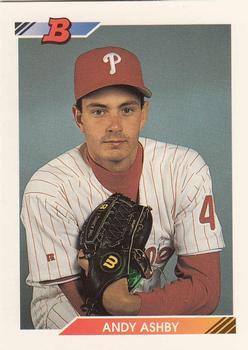 #286 Andy Ashby - Philadelphia Phillies - 1992 Bowman Baseball
