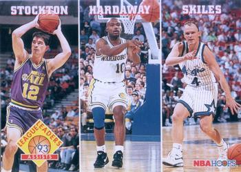 #286 Assists John Stockton / Tim Hardaway / Scott Skiles - Utah Jazz / Golden State Warriors / Orlando Magic - 1993-94 Hoops Basketball