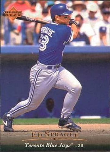 #286 Ed Sprague - Toronto Blue Jays - 1995 Upper Deck Baseball