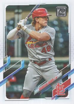 #286 Harrison Bader - St. Louis Cardinals - 2021 Topps Baseball