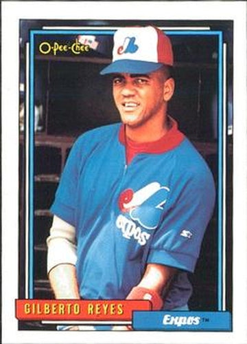 #286 Gilberto Reyes - Montreal Expos - 1992 O-Pee-Chee Baseball