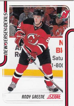 #286 Andy Greene - New Jersey Devils - 2011-12 Score Hockey