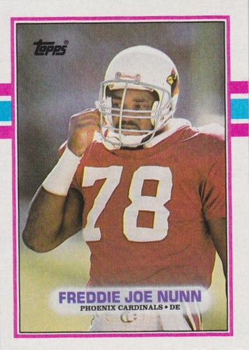 #286 Freddie Joe Nunn - Phoenix Cardinals - 1989 Topps Football