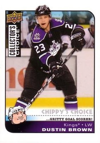 #286 Dustin Brown - Los Angeles Kings - 2008-09 Collector's Choice Hockey