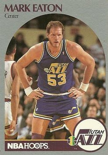 #287 Mark Eaton - Utah Jazz - 1990-91 Hoops Basketball