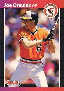 #287 Joe Orsulak - Baltimore Orioles - 1989 Donruss Baseball