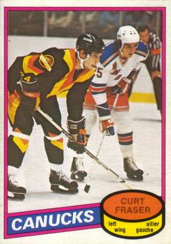 #287 Curt Fraser - Vancouver Canucks - 1980-81 O-Pee-Chee Hockey