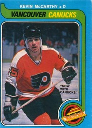 #287 Kevin McCarthy - Vancouver Canucks - 1979-80 O-Pee-Chee Hockey