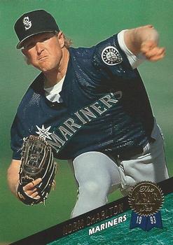 #287 Norm Charlton - Seattle Mariners - 1993 Leaf Baseball