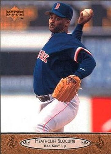 #287 Heathcliff Slocumb - Boston Red Sox - 1996 Upper Deck Baseball