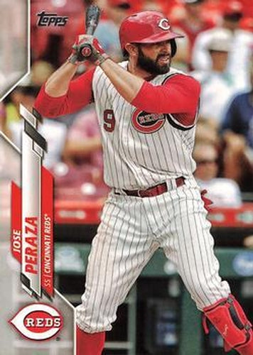 #287 Jose Peraza - Cincinnati Reds - 2020 Topps Baseball