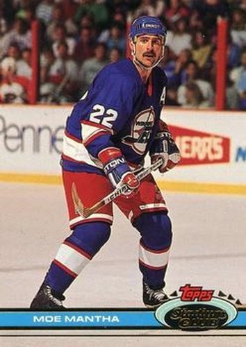 #287 Moe Mantha - Winnipeg Jets - 1991-92 Stadium Club Hockey