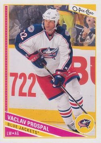 #287 Vinny Prospal - Columbus Blue Jackets - 2013-14 O-Pee-Chee Hockey