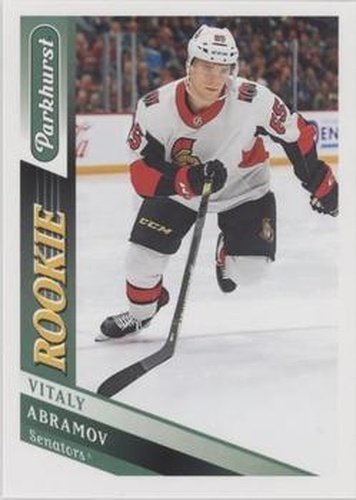 #287 Vitaly Abramov - Ottawa Senators - 2019-20 Parkhurst Hockey