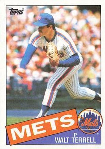 #287 Walt Terrell - New York Mets - 1985 Topps Baseball