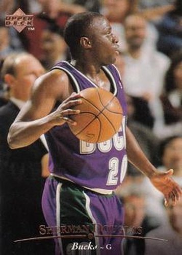 #287 Sherman Douglas - Milwaukee Bucks - 1995-96 Upper Deck Basketball