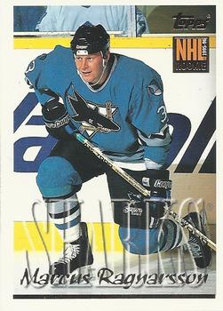 #287 Marcus Ragnarsson - San Jose Sharks - 1995-96 Topps Hockey