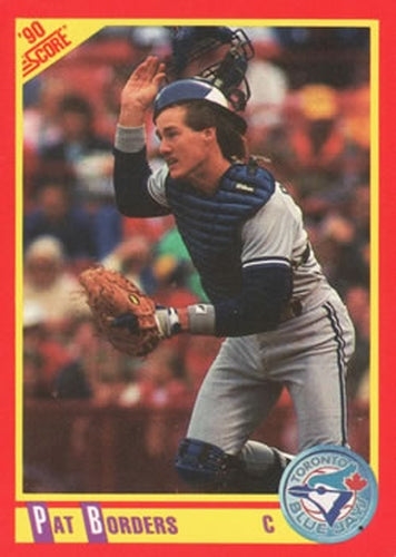 #288 Pat Borders - Toronto Blue Jays - 1990 Score Baseball