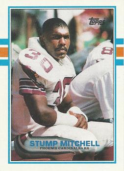 #288 Stump Mitchell - Phoenix Cardinals - 1989 Topps Football