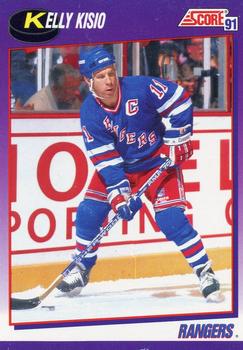 #288 Kelly Kisio - New York Rangers - 1991-92 Score American Hockey