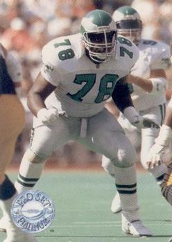#288 Antone Davis - Philadelphia Eagles - 1991 Pro Set Platinum Football