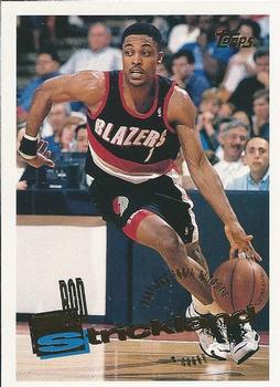 #288 Rod Strickland - Portland Trail Blazers - 1995-96 Topps Basketball
