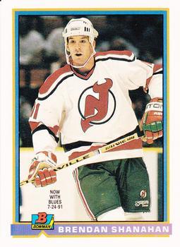 #288 Brendan Shanahan - New Jersey Devils - 1991-92 Bowman Hockey