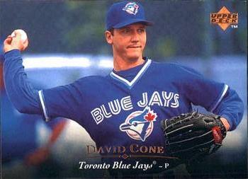 #288 David Cone - Toronto Blue Jays - 1995 Upper Deck Baseball