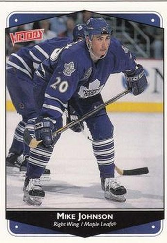 #288 Mike Johnson - Toronto Maple Leafs - 1999-00 Upper Deck Victory Hockey