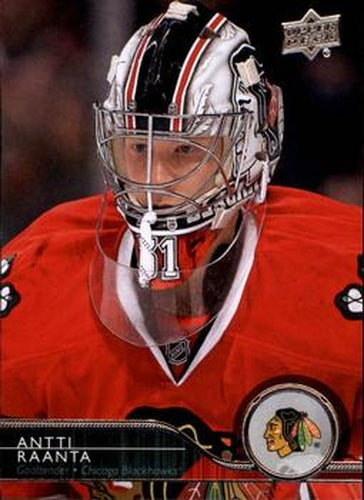 #288 Antti Raanta - Chicago Blackhawks - 2014-15 Upper Deck Hockey