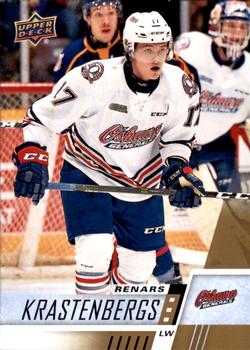 #289 Renars Krastenbergs - Oshawa Generals - 2017-18 Upper Deck CHL Hockey