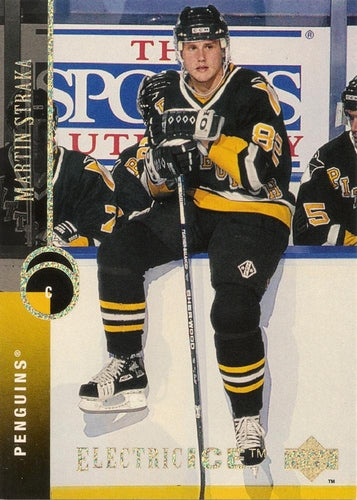 #289 Martin Straka - Pittsburgh Penguins - 1994-95 Upper Deck Hockey - Electric Ice