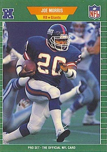 #289 Joe Morris - New York Giants - 1989 Pro Set Football