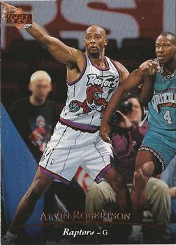 #289 Alvin Robertson - Toronto Raptors - 1995-96 Upper Deck Basketball