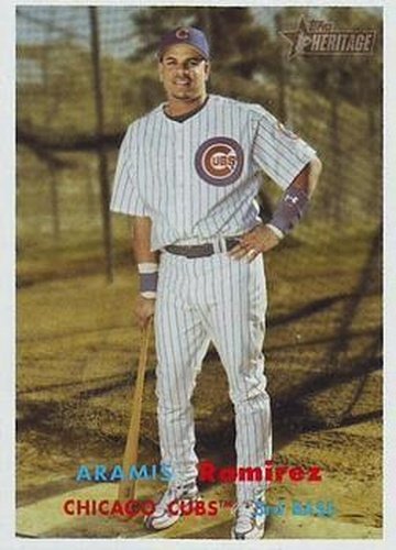 #289 Aramis Ramirez - Chicago Cubs - 2006 Topps Heritage Baseball