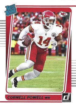 #289 Cornell Powell - Kansas City Chiefs - 2021 Donruss Football