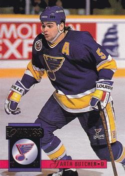 #289 Garth Butcher - St. Louis Blues - 1993-94 Donruss Hockey