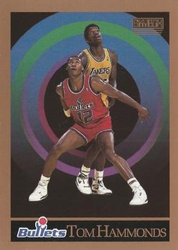 #289 Tom Hammonds - Washington Bullets - 1990-91 SkyBox Basketball