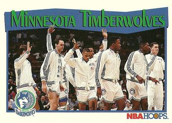 #289 Minnesota Timberwolves - Minnesota Timberwolves - 1991-92 Hoops Basketball