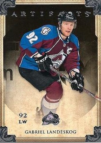 #28 Gabriel Landeskog - Colorado Avalanche - 2013-14 Upper Deck Artifacts Hockey