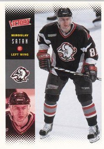 #28 Miroslav Satan - Buffalo Sabres - 2000-01 Upper Deck Victory Hockey