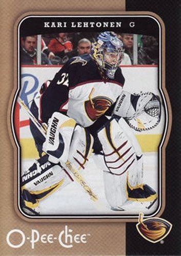 #28 Kari Lehtonen - Atlanta Thrashers - 2007-08 O-Pee-Chee Hockey