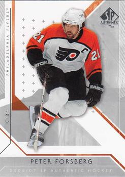 #28 Peter Forsberg - Philadelphia Flyers - 2006-07 SP Authentic Hockey