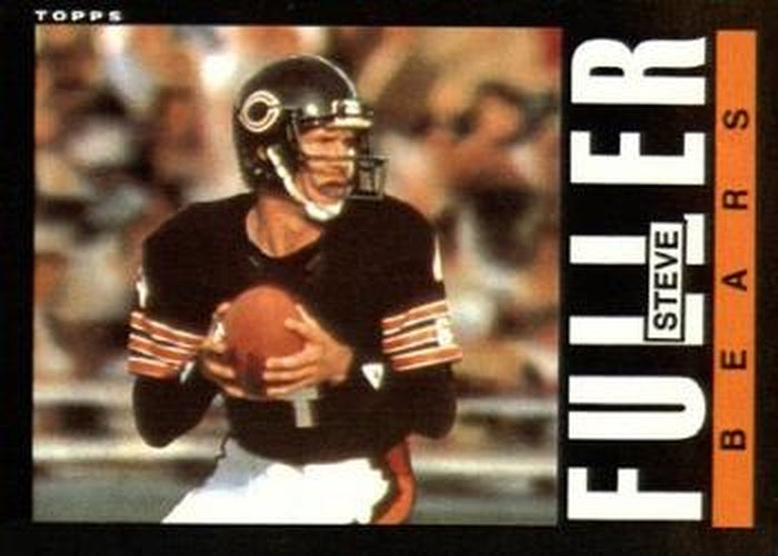 #28 Steve Fuller - Chicago Bears - 1985 Topps Football