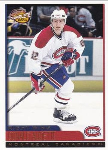 #28 Donald Audette - Montreal Canadiens - 2003-04 Pacific Complete Hockey