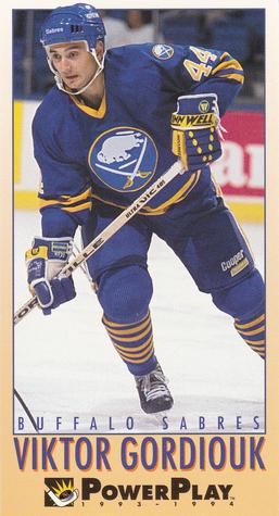 #28 Viktor Gordiouk - Buffalo Sabres - 1993-94 Fleer PowerPlay Hockey